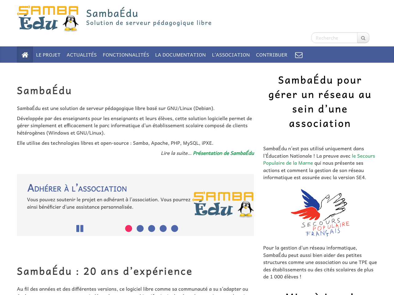 SambaÉdu screenshot