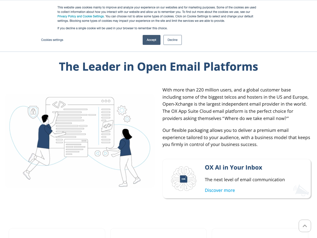 Open-Xchange screenshot