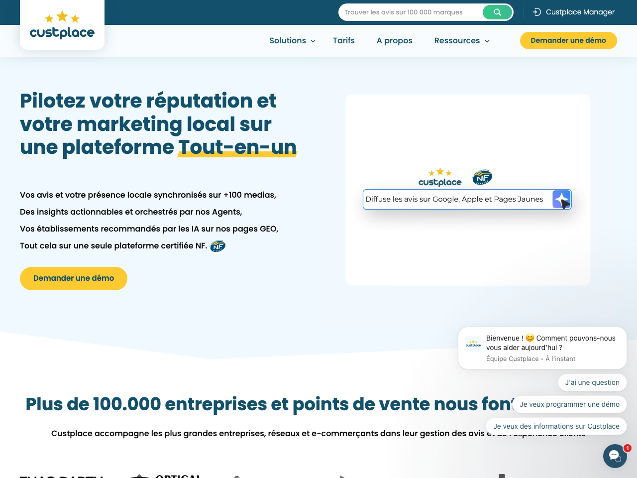 Custplace screenshot
