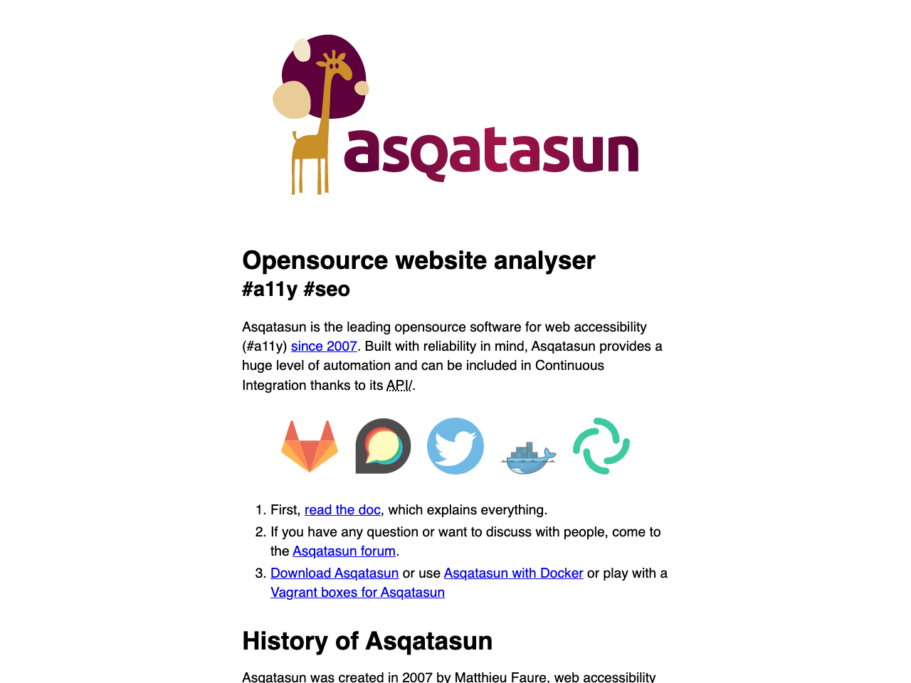 Asqatasun screenshot