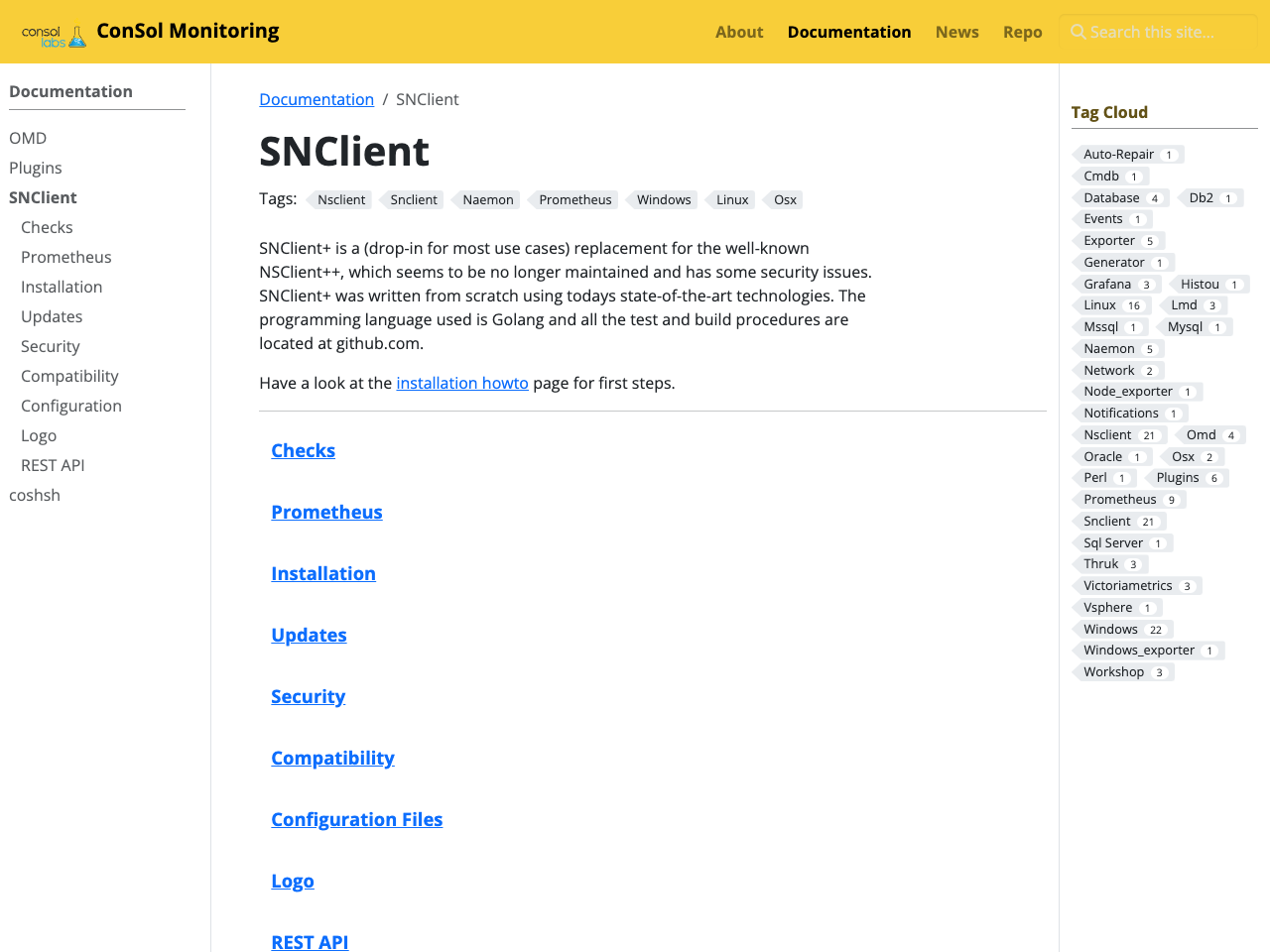 SNClient+ screenshot