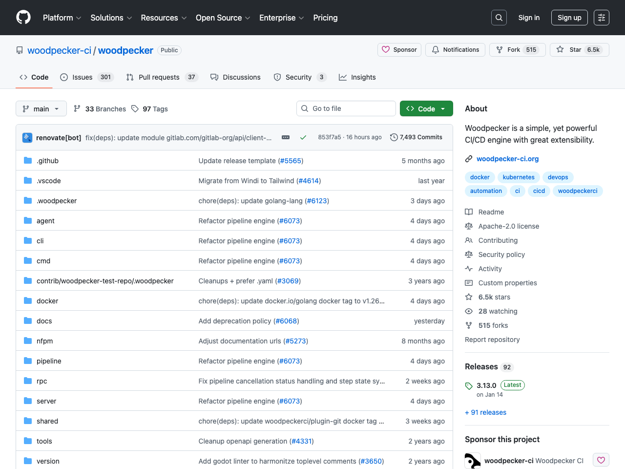 Woodpecker screenshot