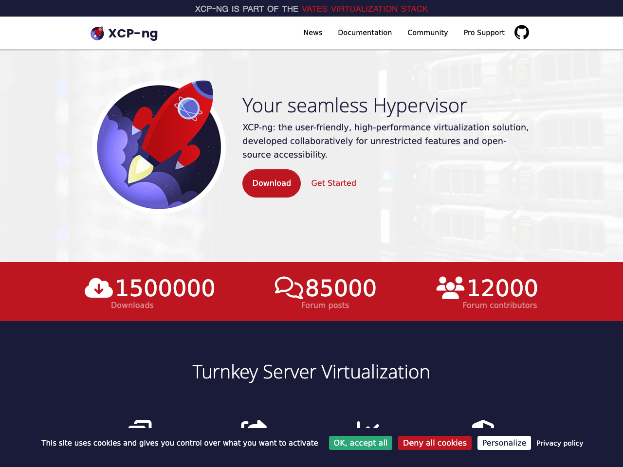 XCP-ng screenshot