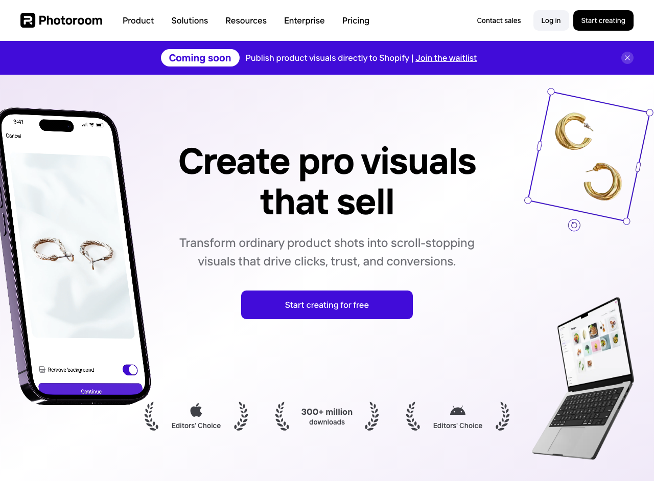 PhotoRoom screenshot