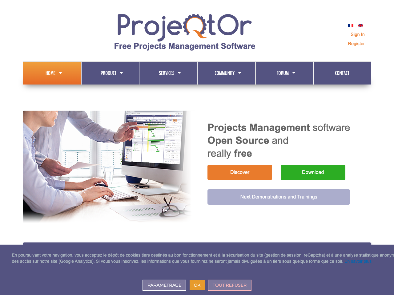 ProjeQtOr screenshot