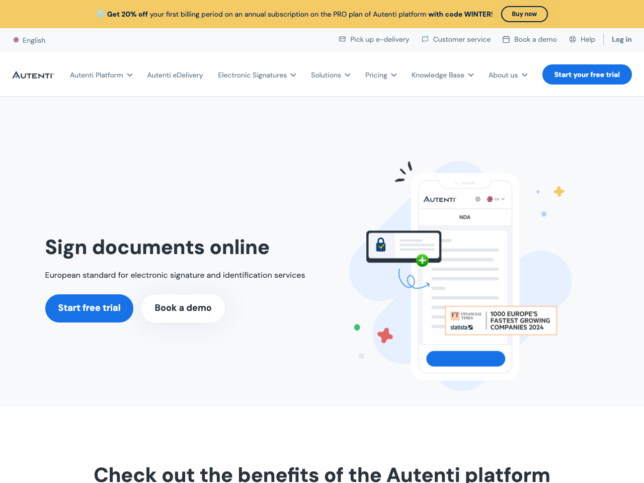 Autenti screenshot