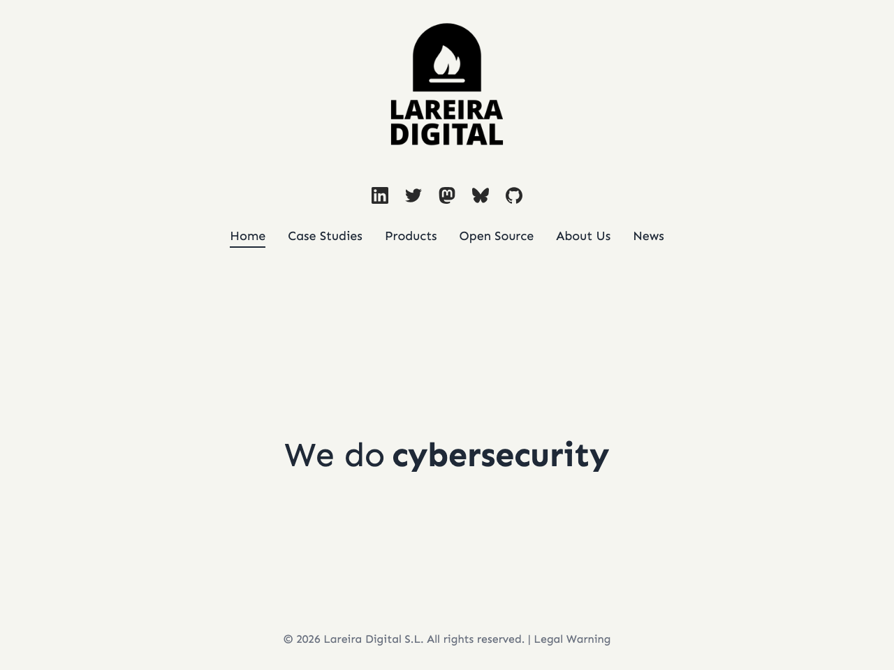 Lareira Digital screenshot