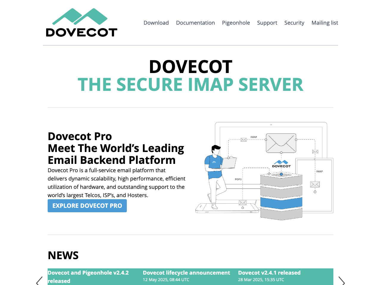 Dovecot screenshot