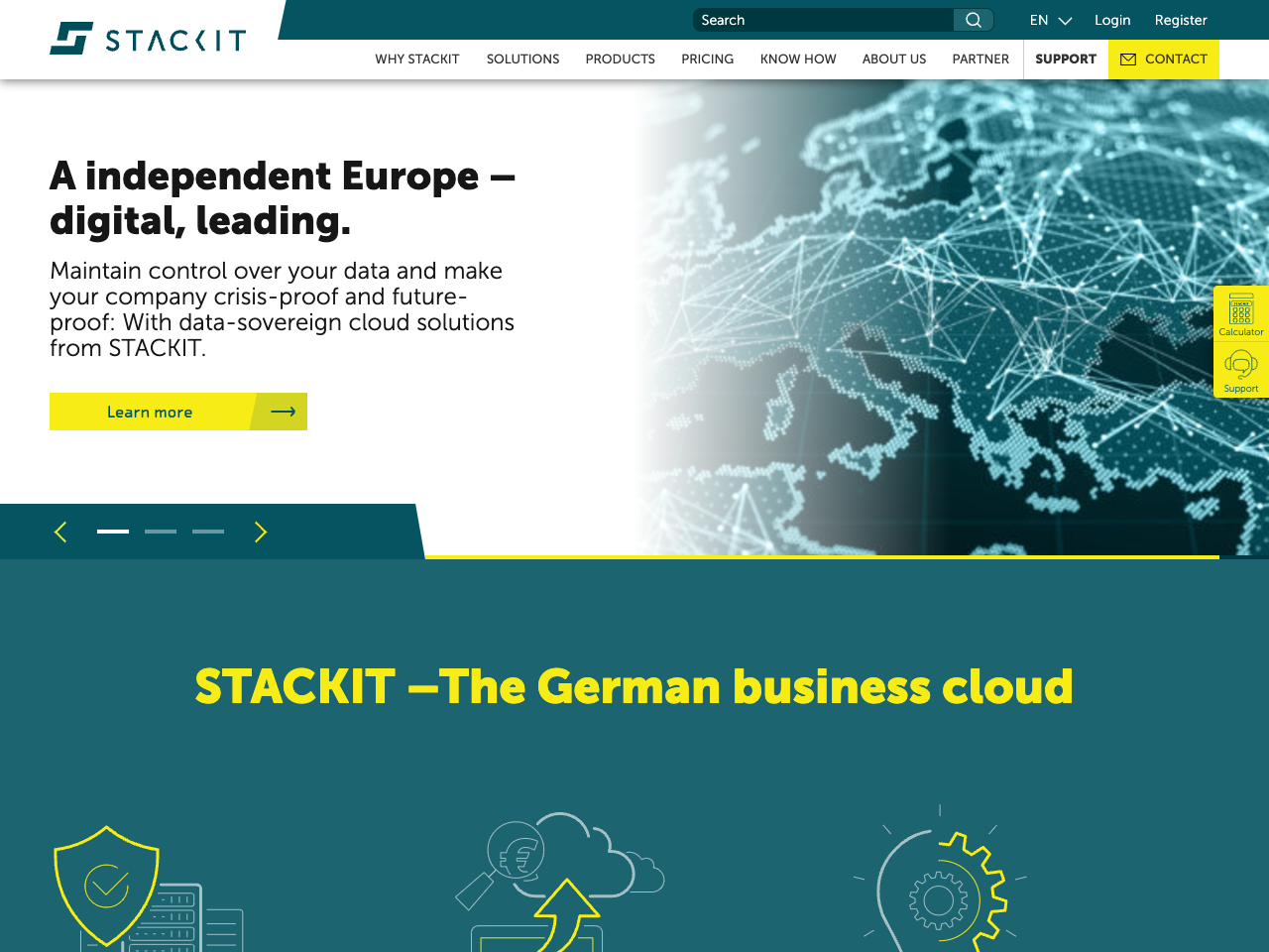 STACKIT screenshot