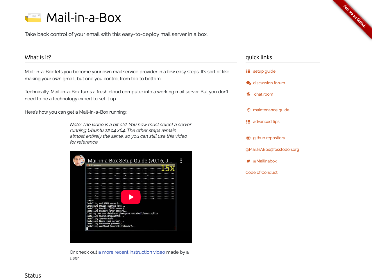 Mail-in-a-Box screenshot