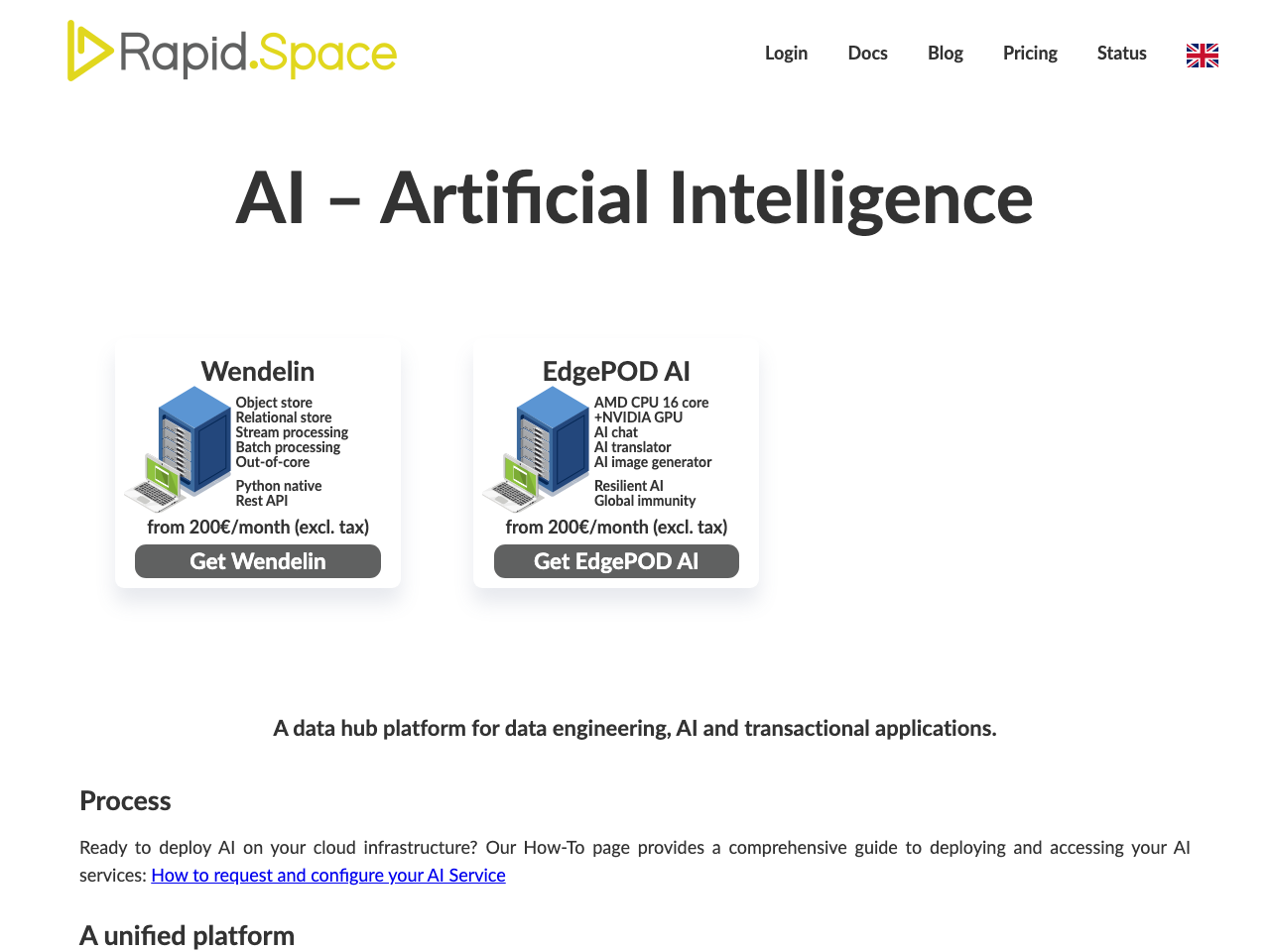 Big Data Hub (BDH) screenshot