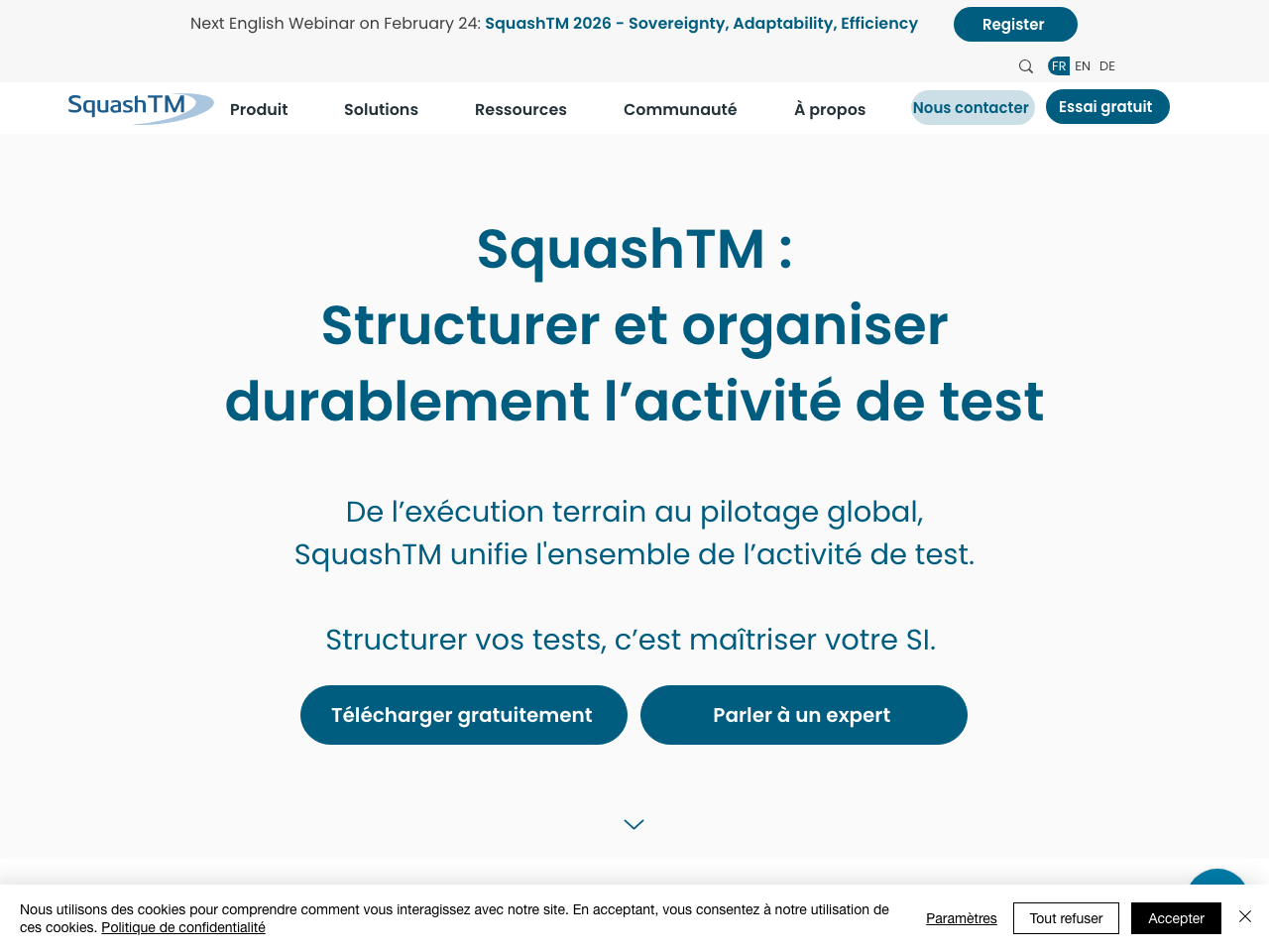 Squash TM screenshot