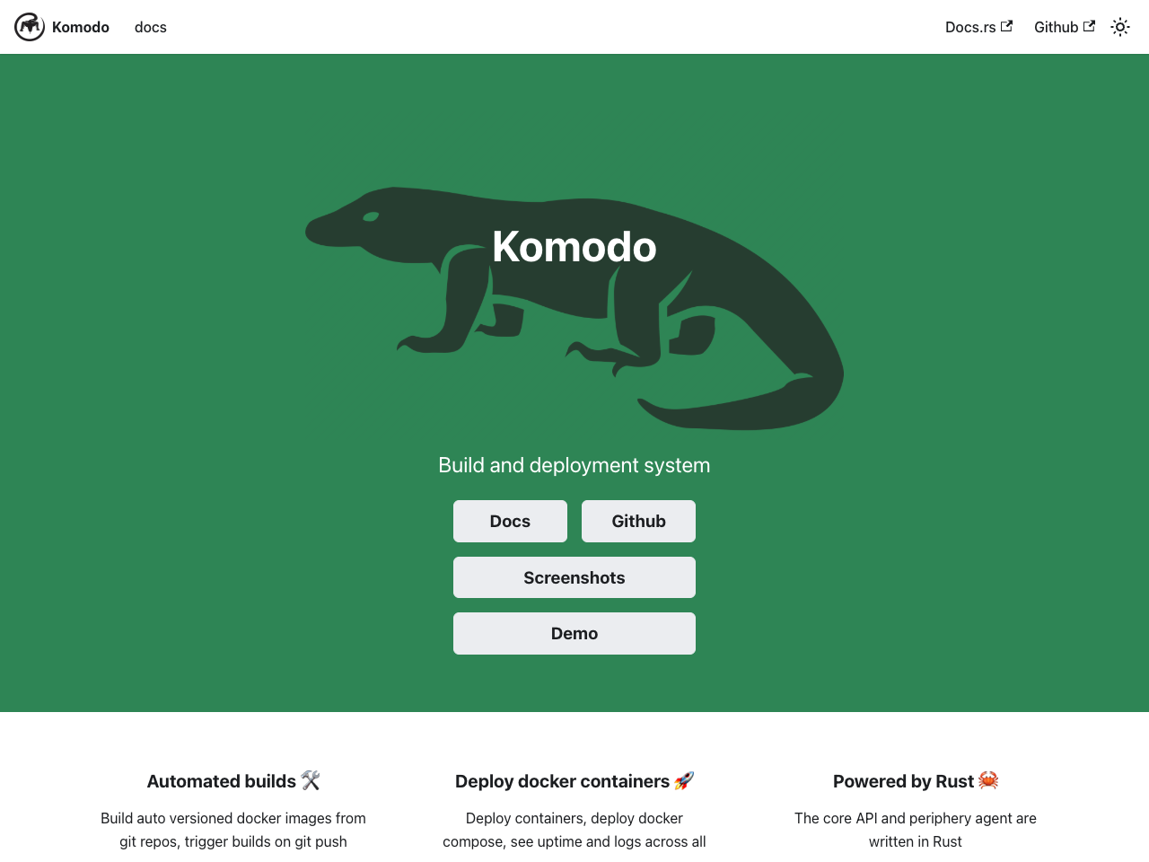 Komodo screenshot