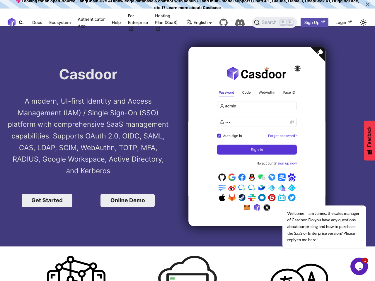 Casdoor screenshot