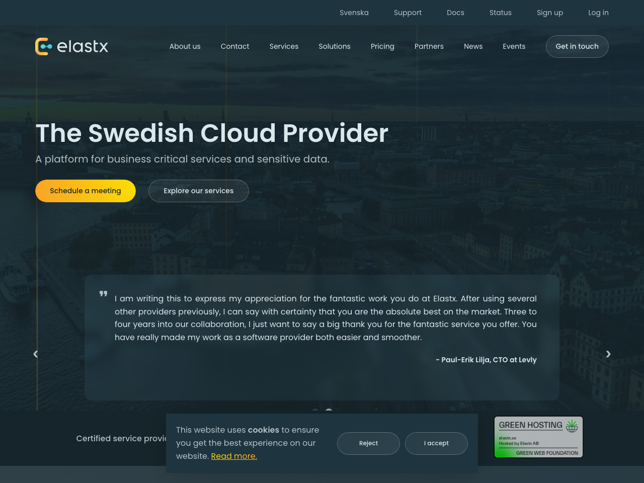 Elastx screenshot