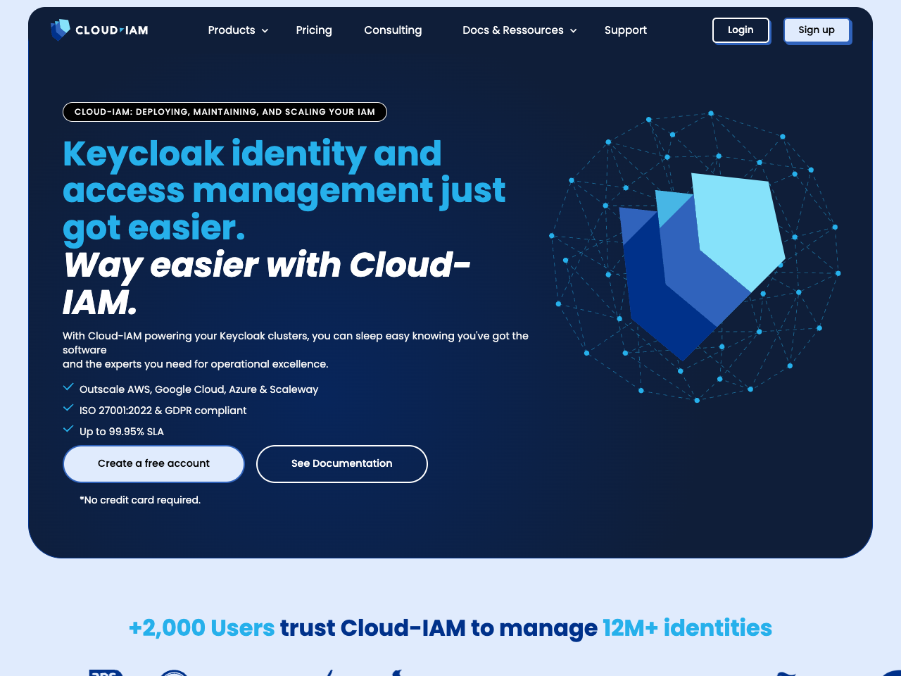 Cloud IAM screenshot