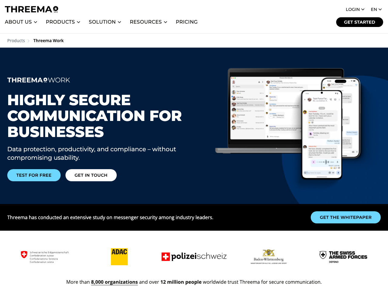 Threema Work screenshot