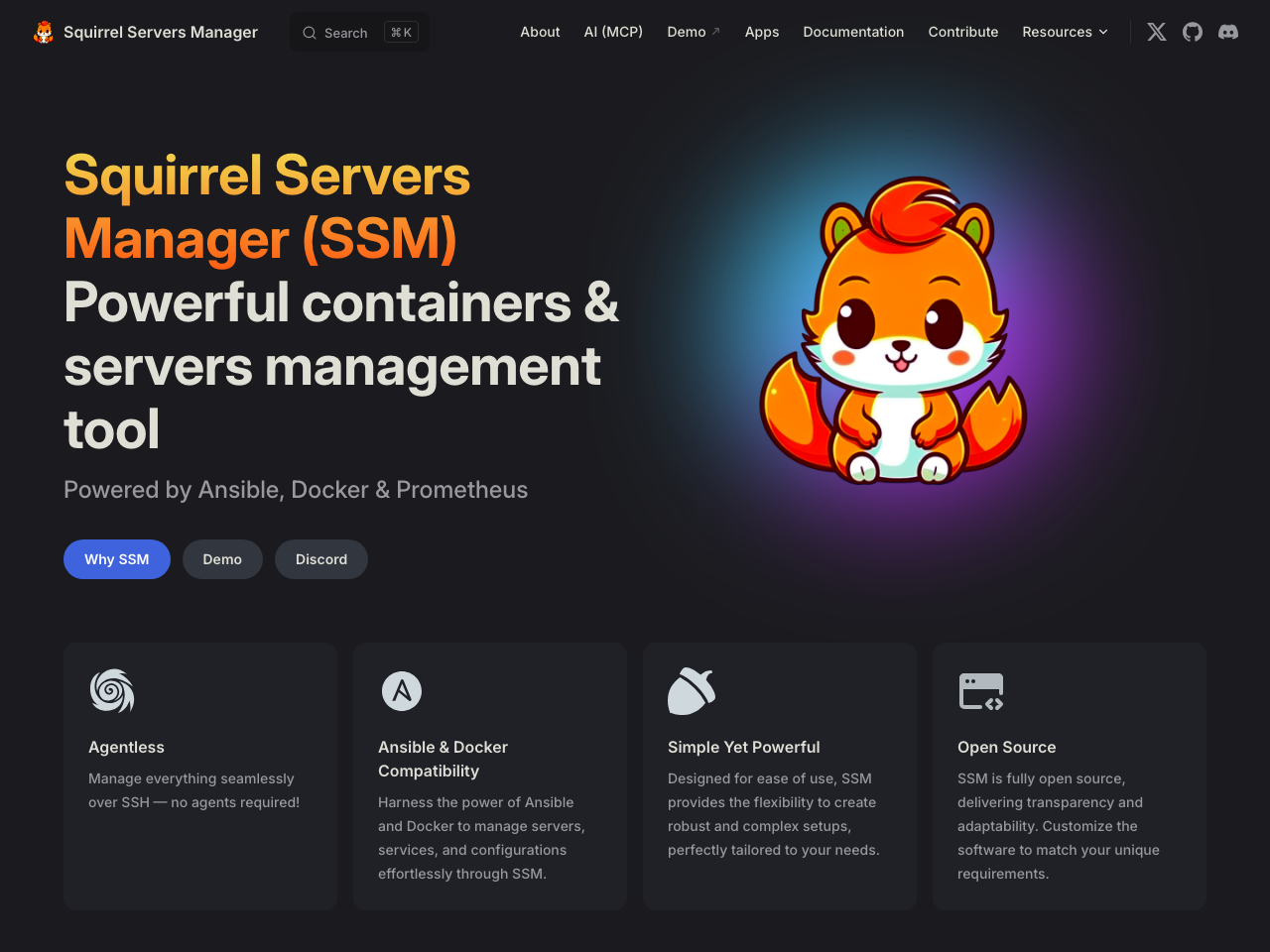 Squirrel Servers Manager screenshot