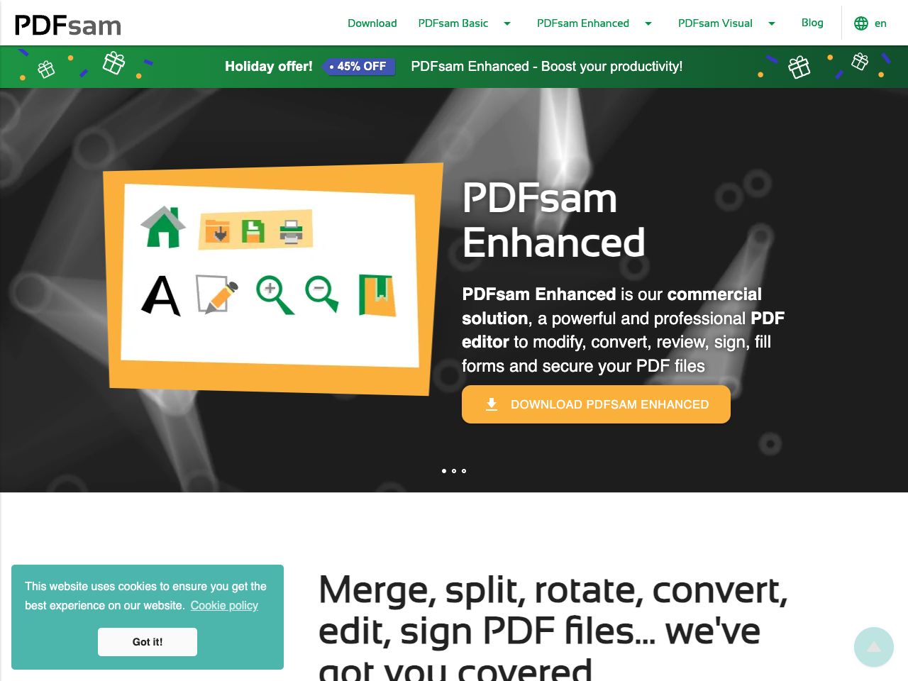 PDF Split and Merge screenshot