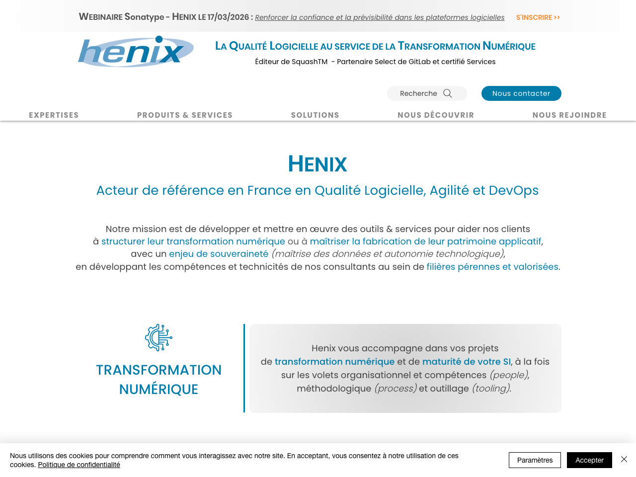 HENIX screenshot