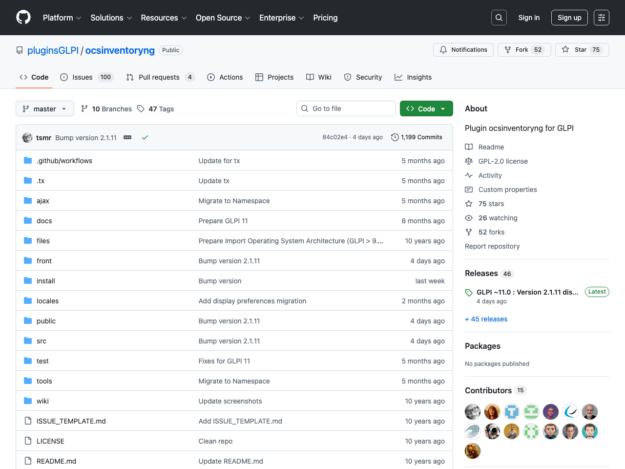 OCS Inventory NG screenshot
