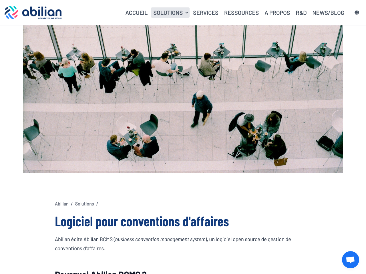 Abilian BCMS screenshot