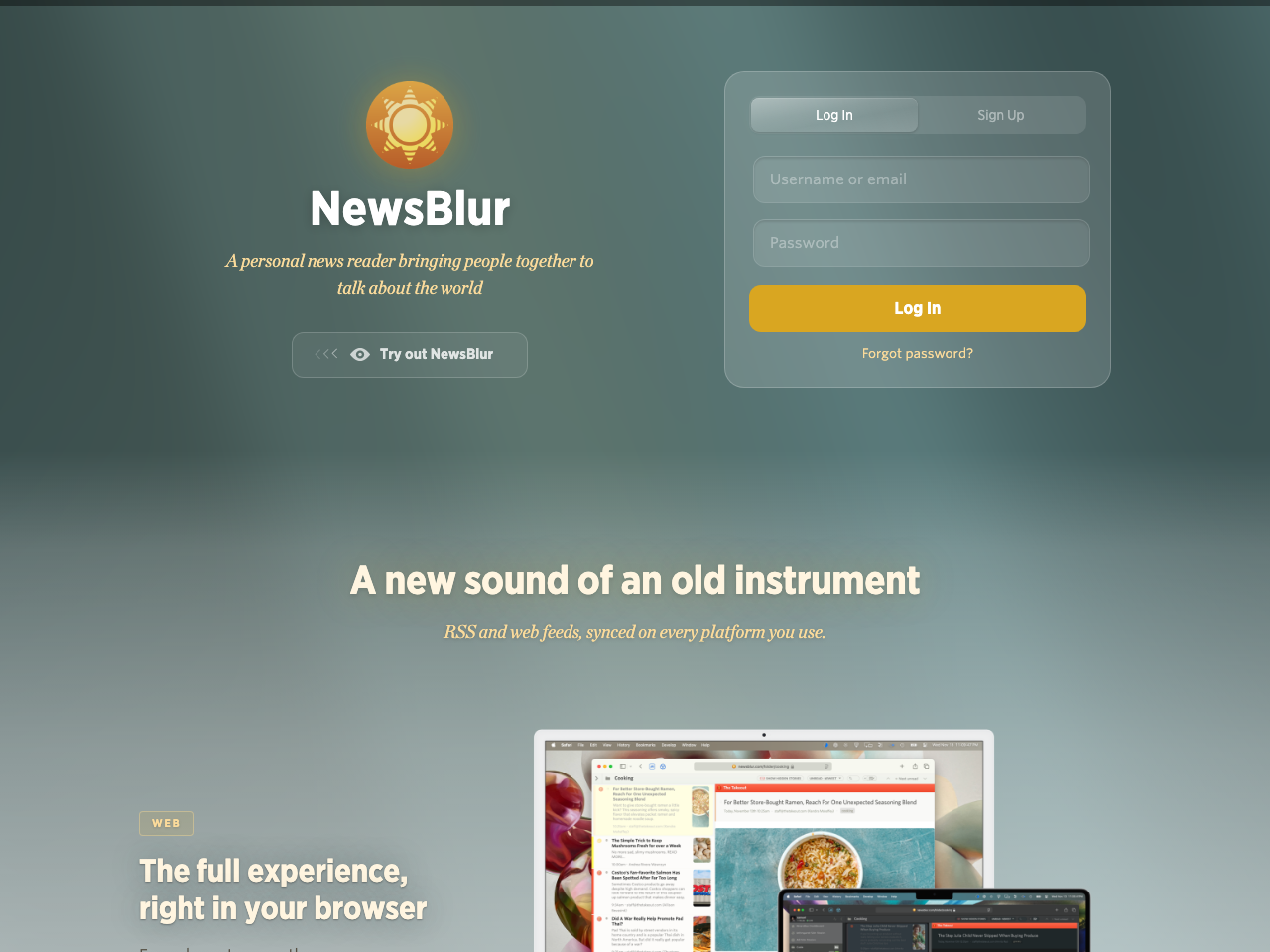 NewsBlur screenshot
