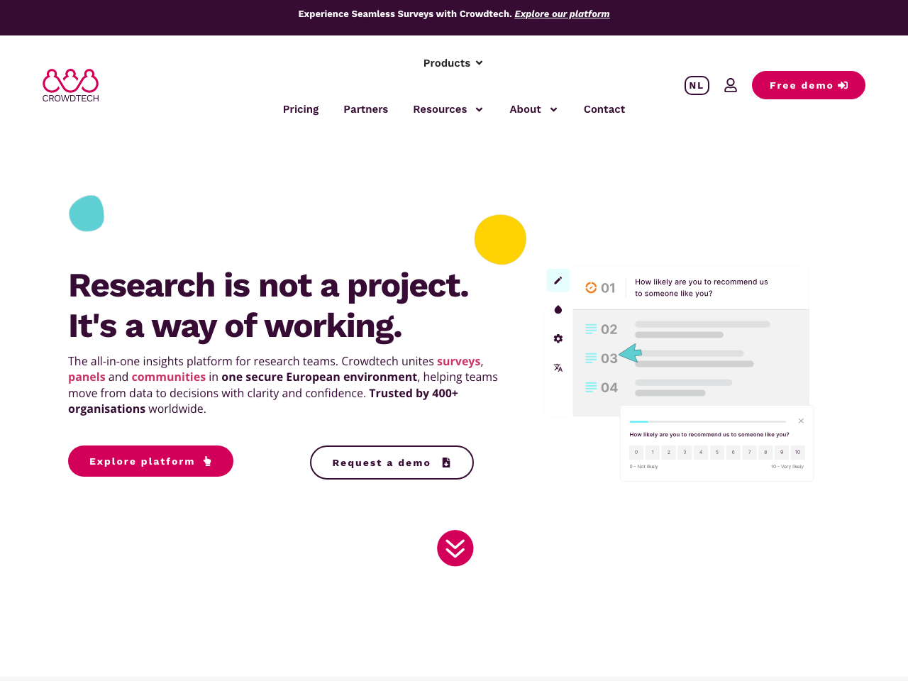 Crowdtech screenshot