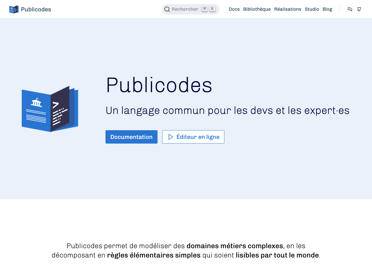 Publicodes screenshot