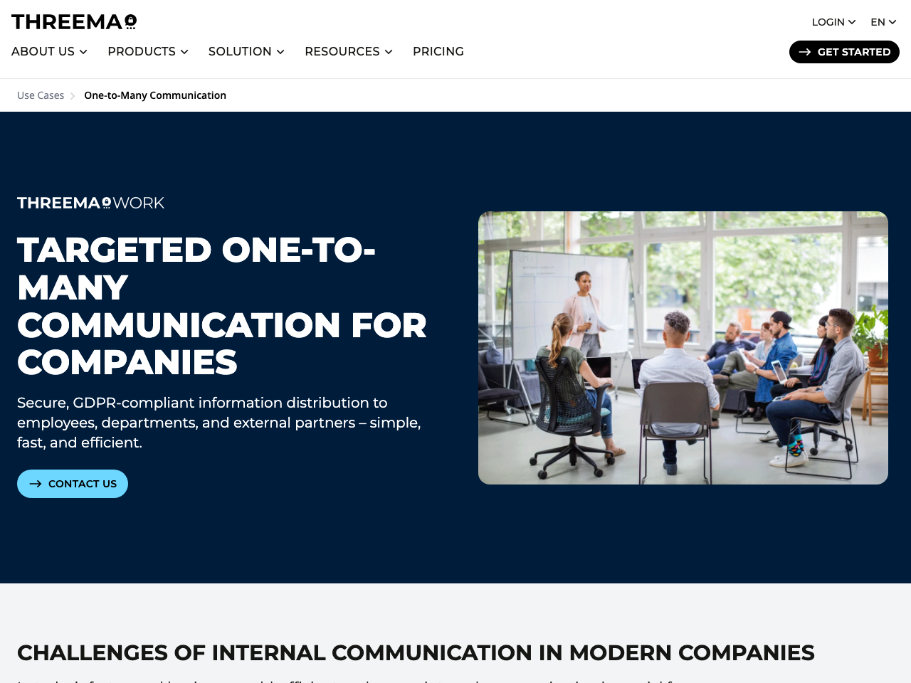 Threema Broadcast screenshot