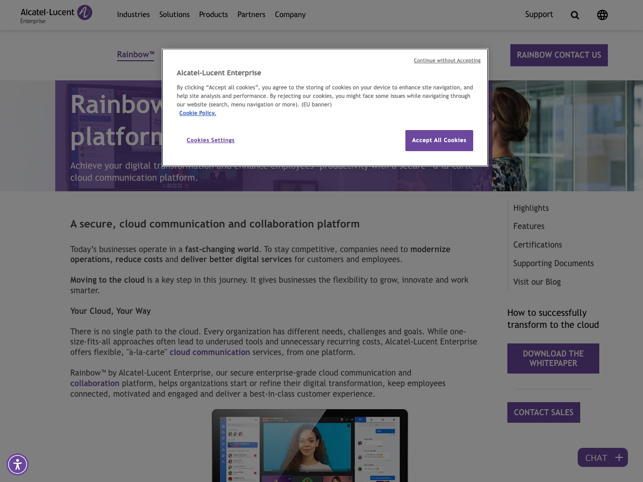 Rainbow Business Communication screenshot