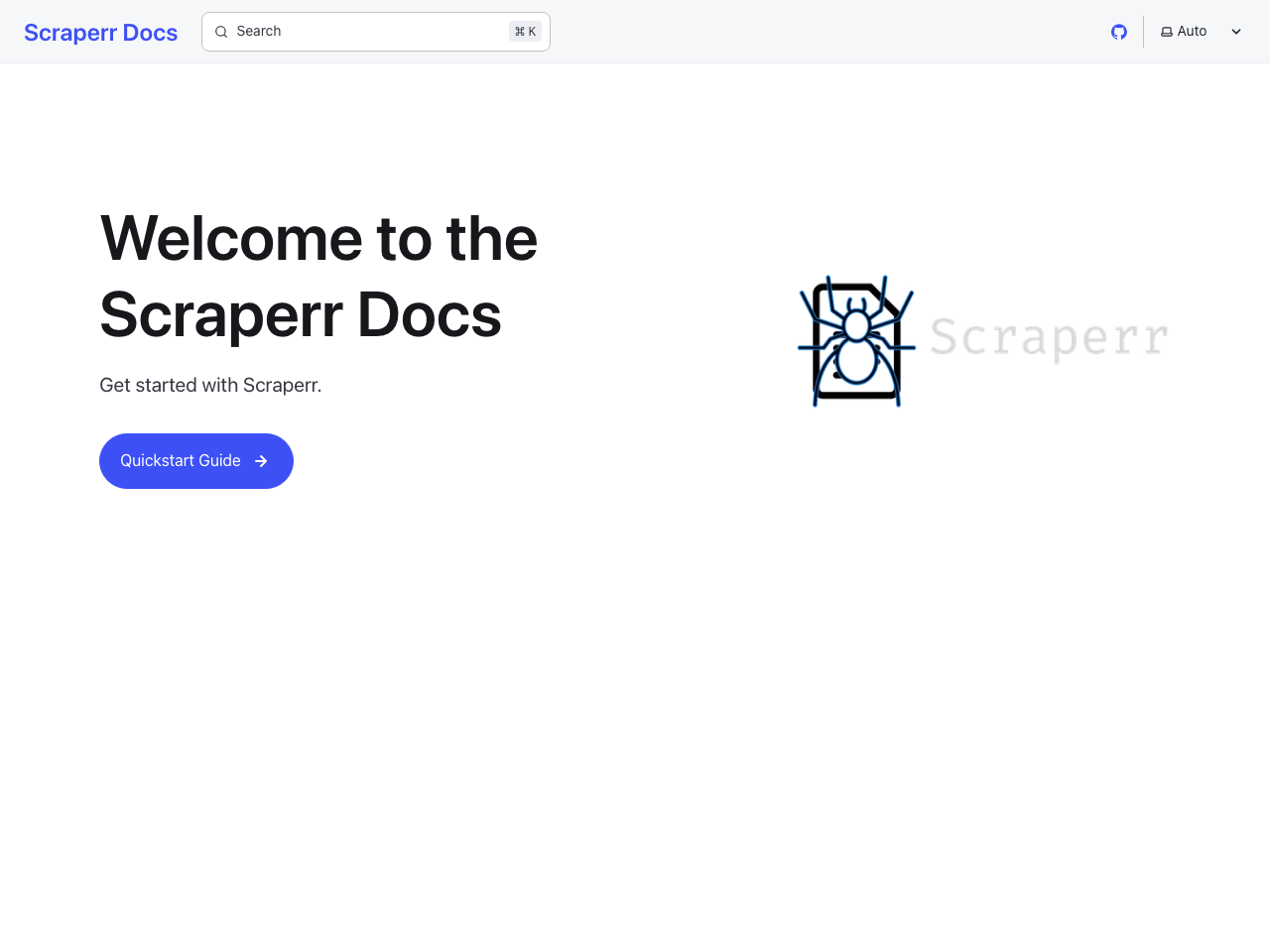 Scraperr screenshot