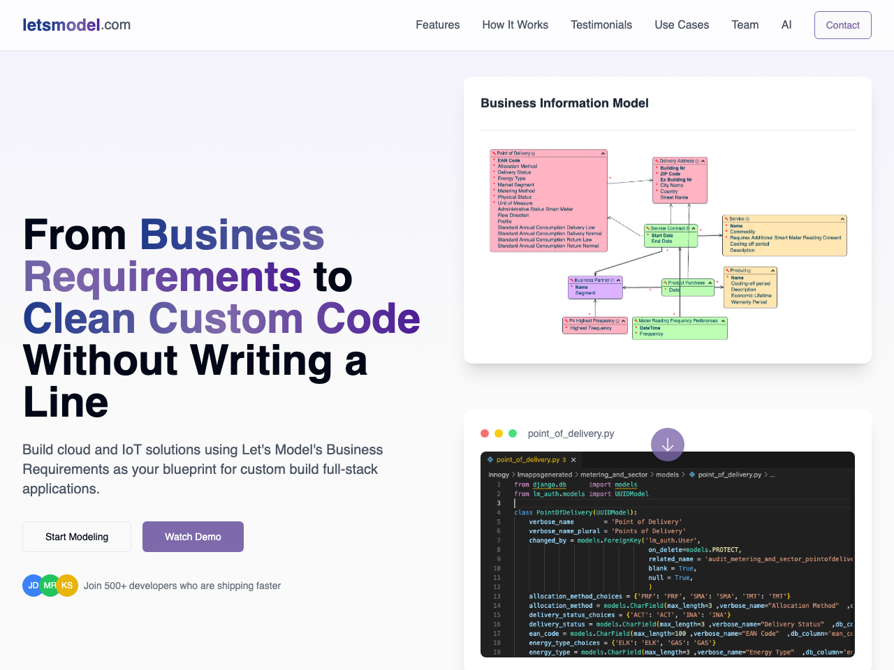 LetsModel screenshot
