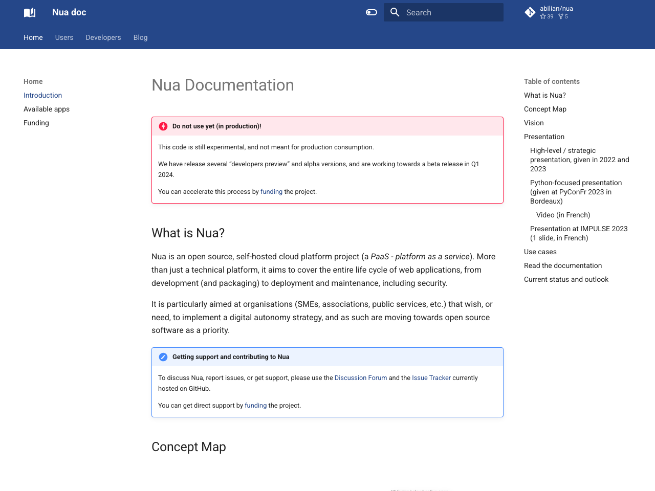 Abilian Nua screenshot