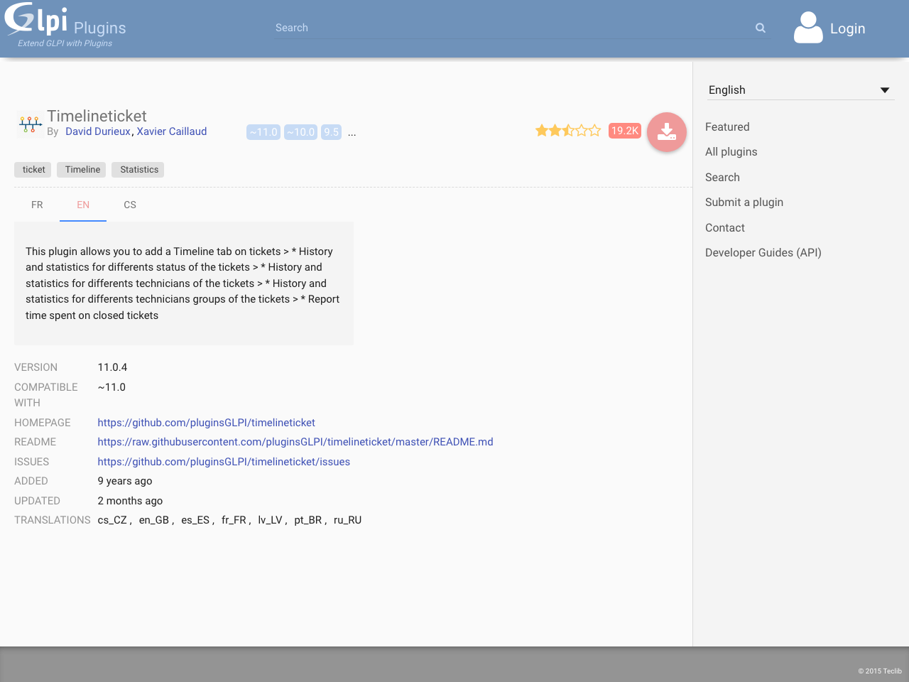 TimeLineTicket screenshot