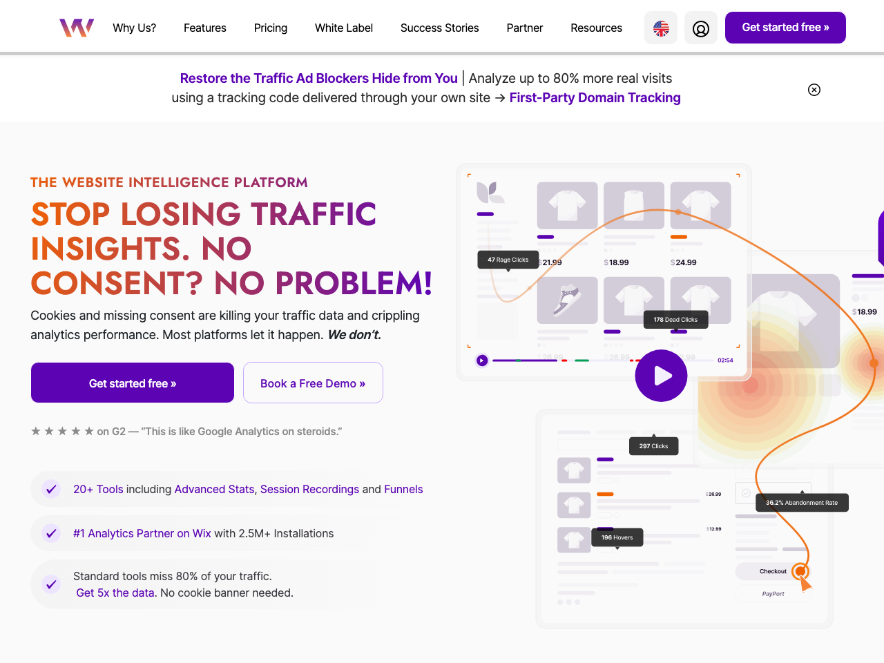 Visitor Analytics screenshot
