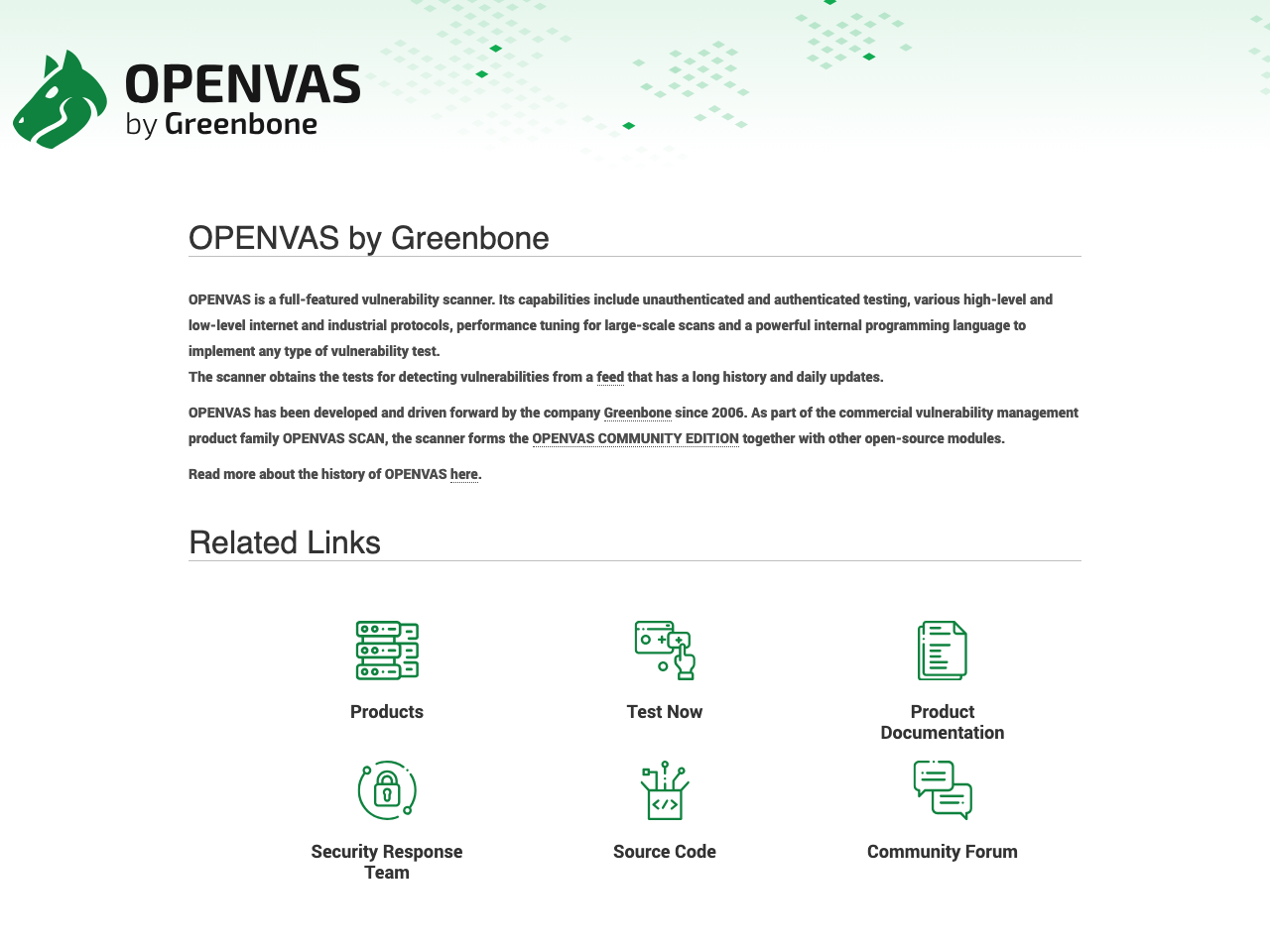 OpenVAS screenshot