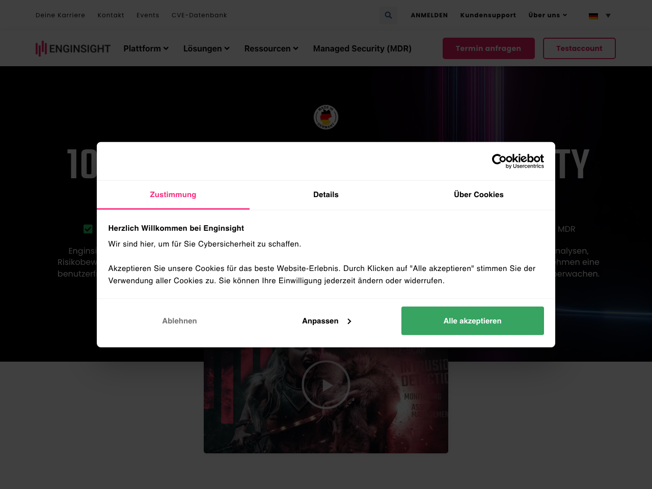 Enginsight screenshot