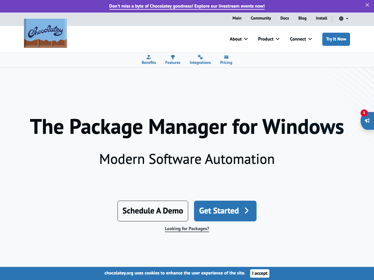 Chocolatey screenshot