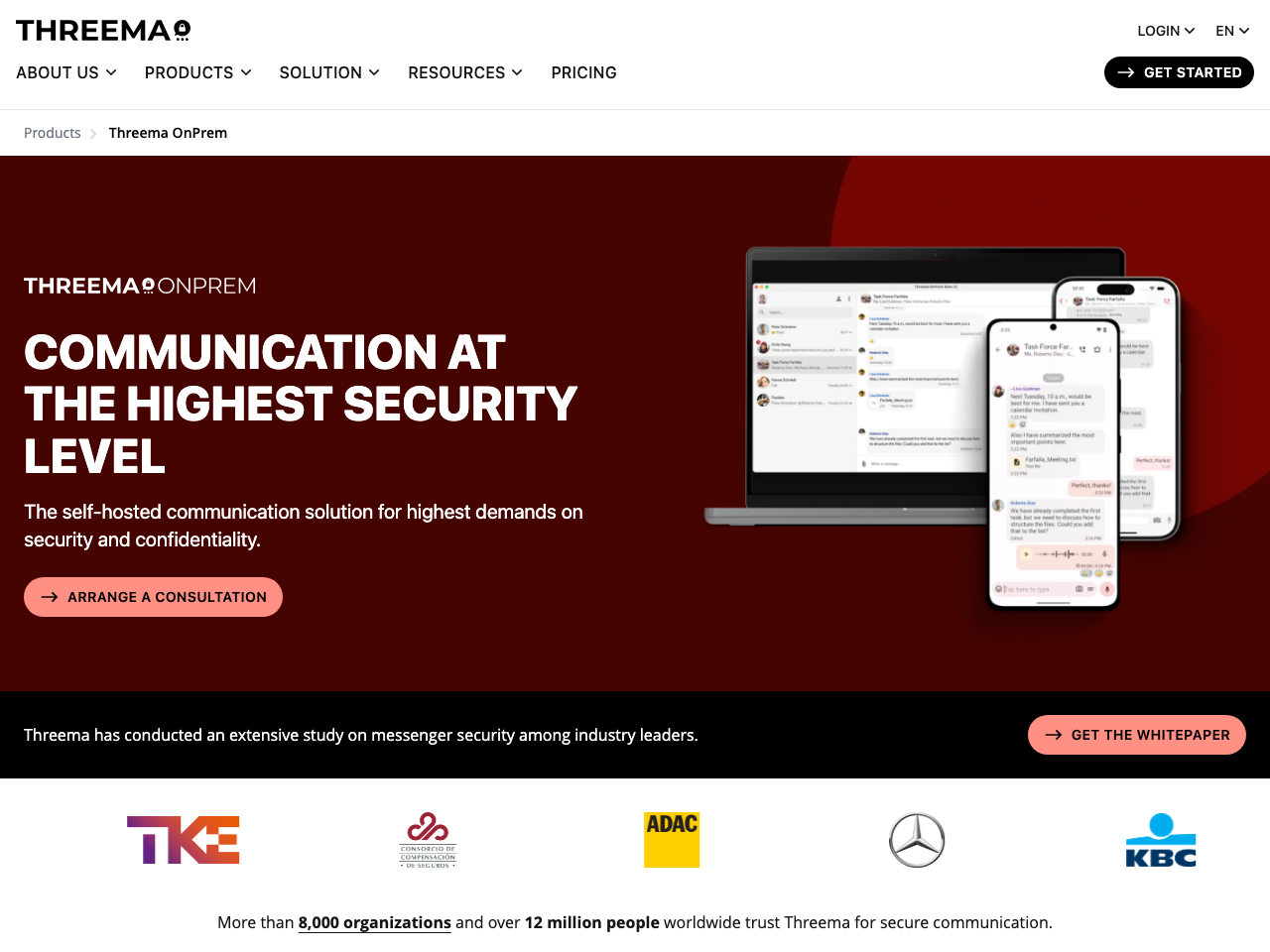 ThreemaOnPrem screenshot