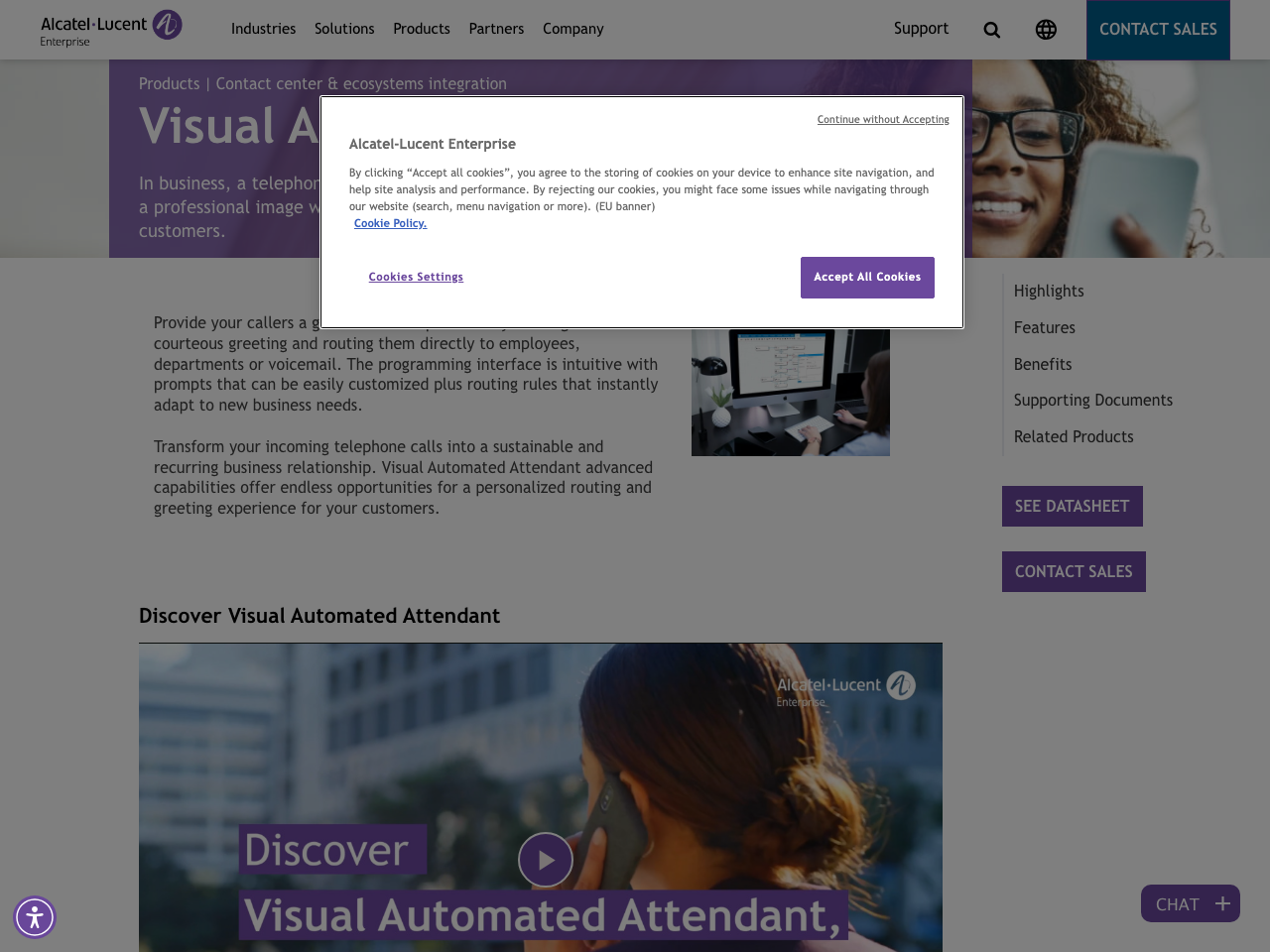 Visual Automated Attendant screenshot