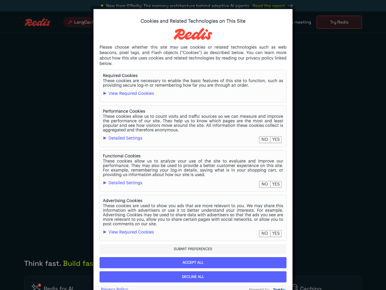 Redis screenshot