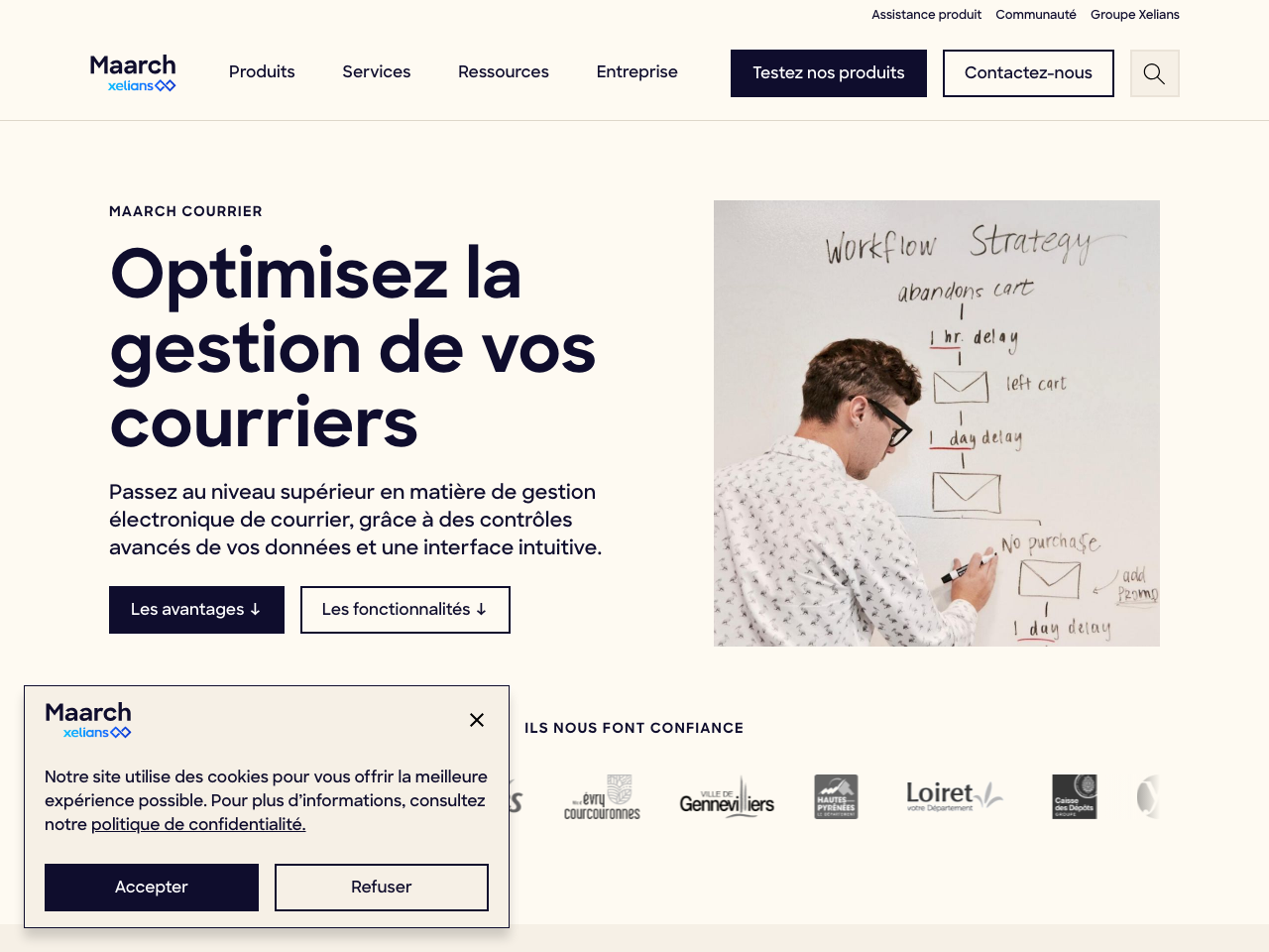 Maarch Courrier screenshot