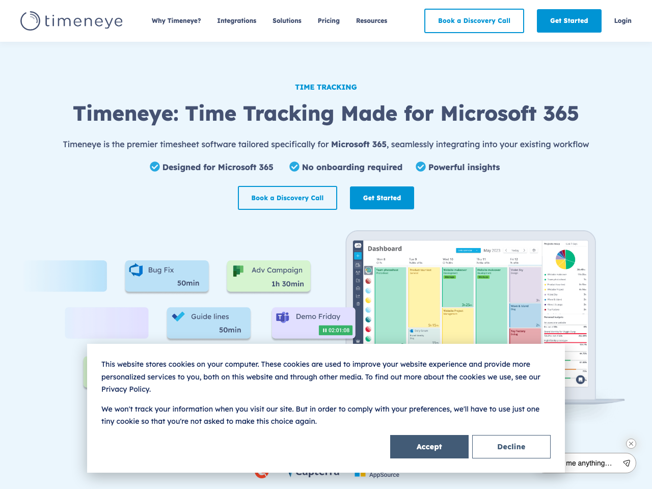 Timeneye screenshot