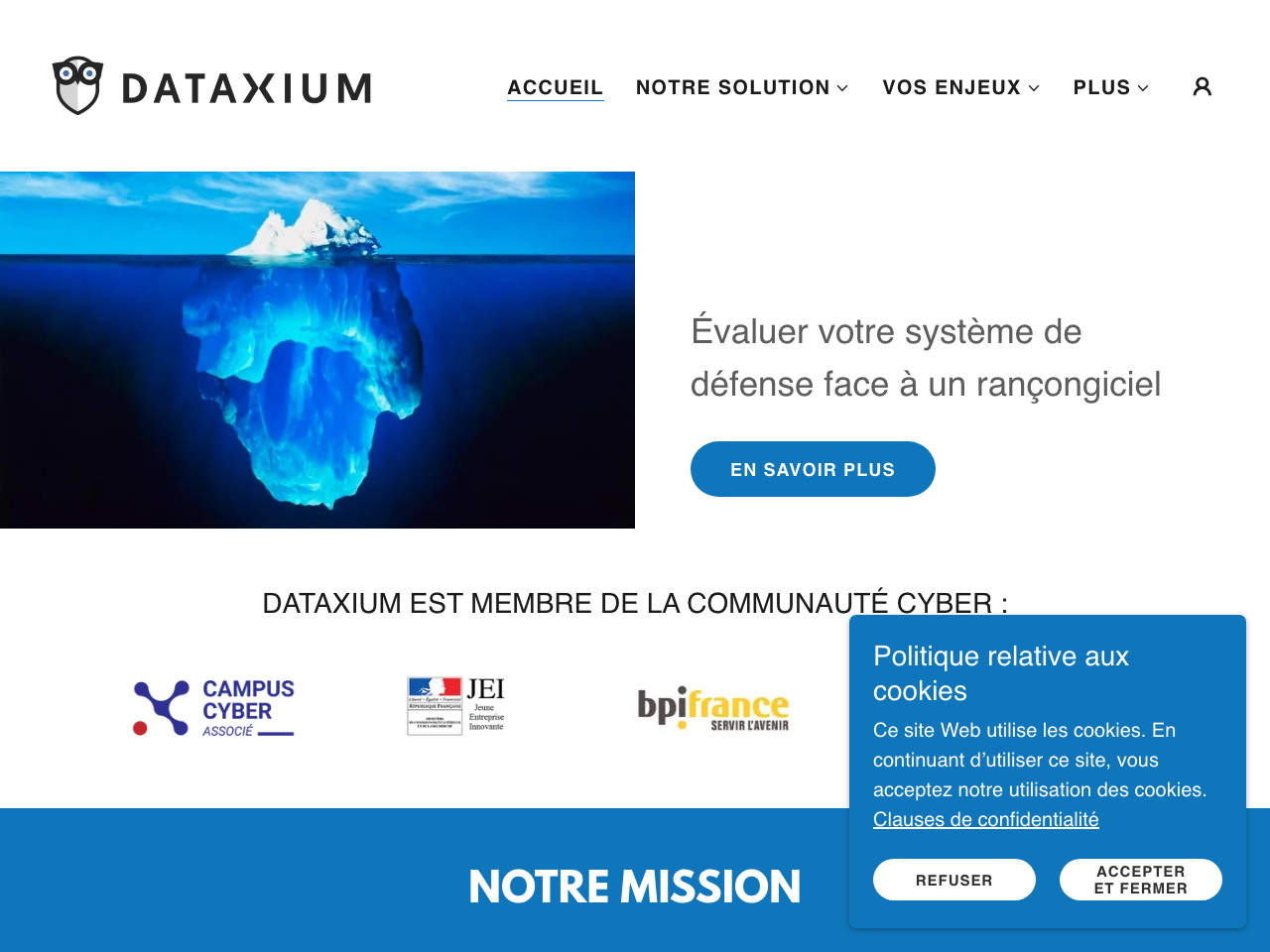 Dataxium screenshot
