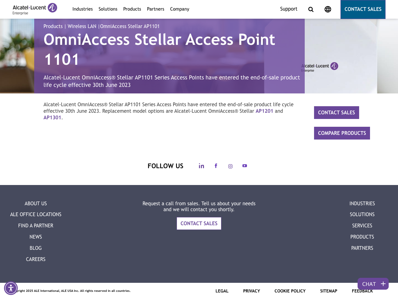 OmniAcess Stellar Access Points screenshot