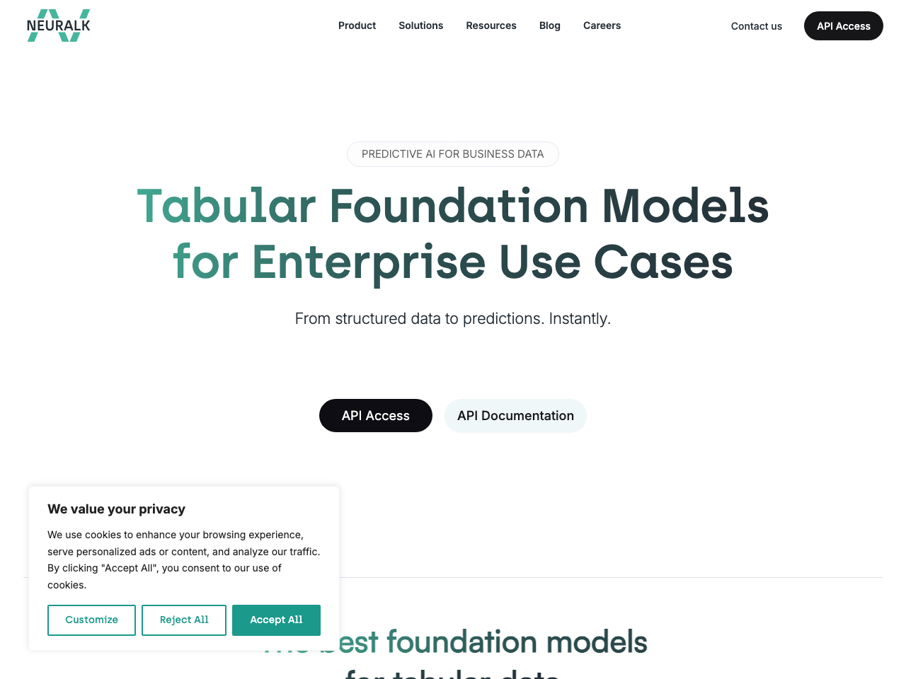 Neuralk-AI screenshot