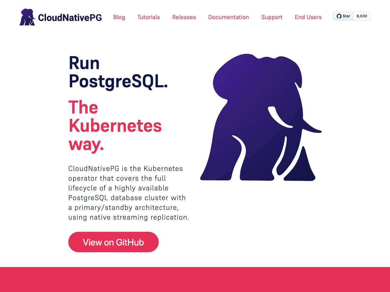 CloudNativePG screenshot