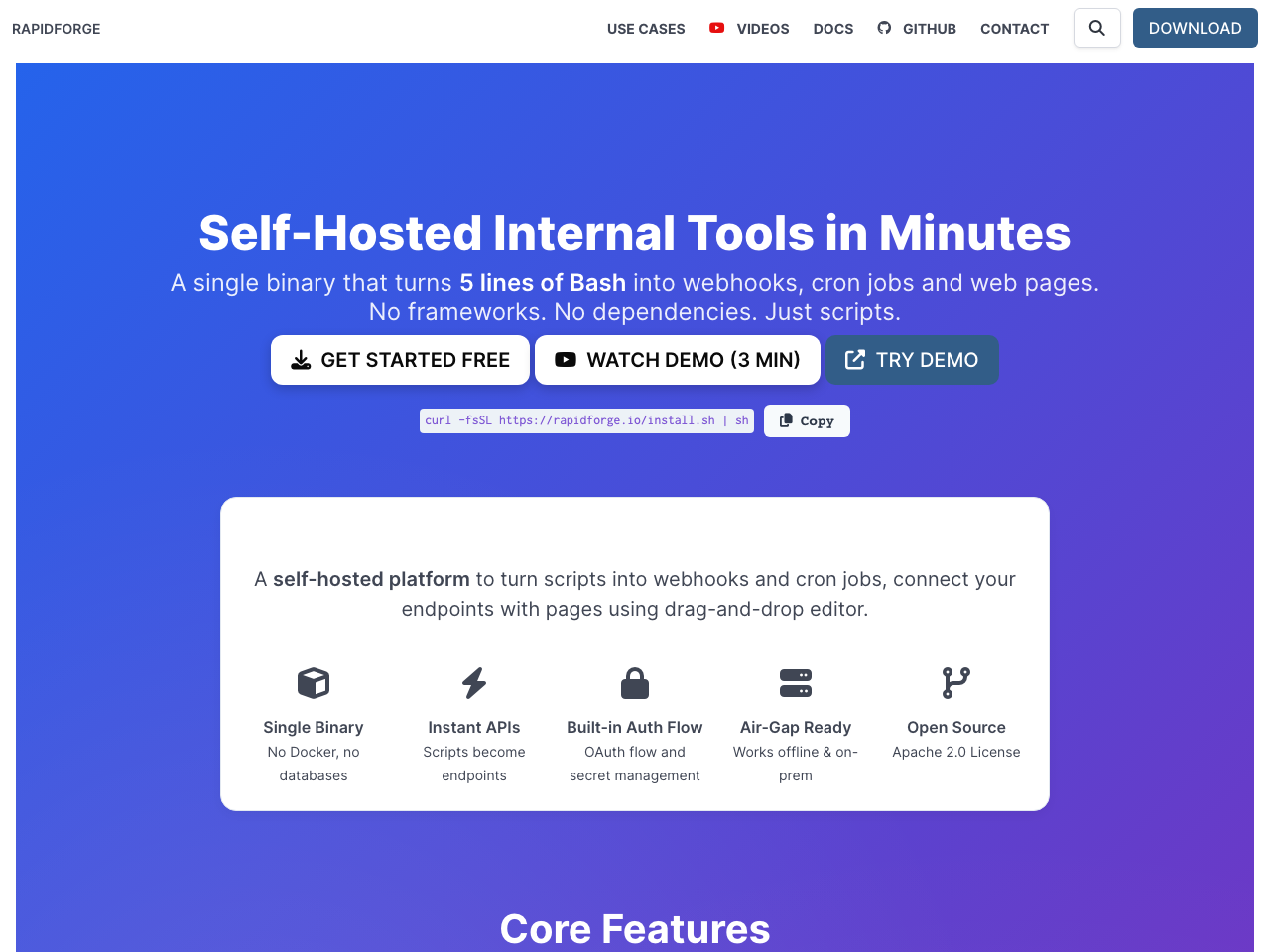 RapidForge screenshot