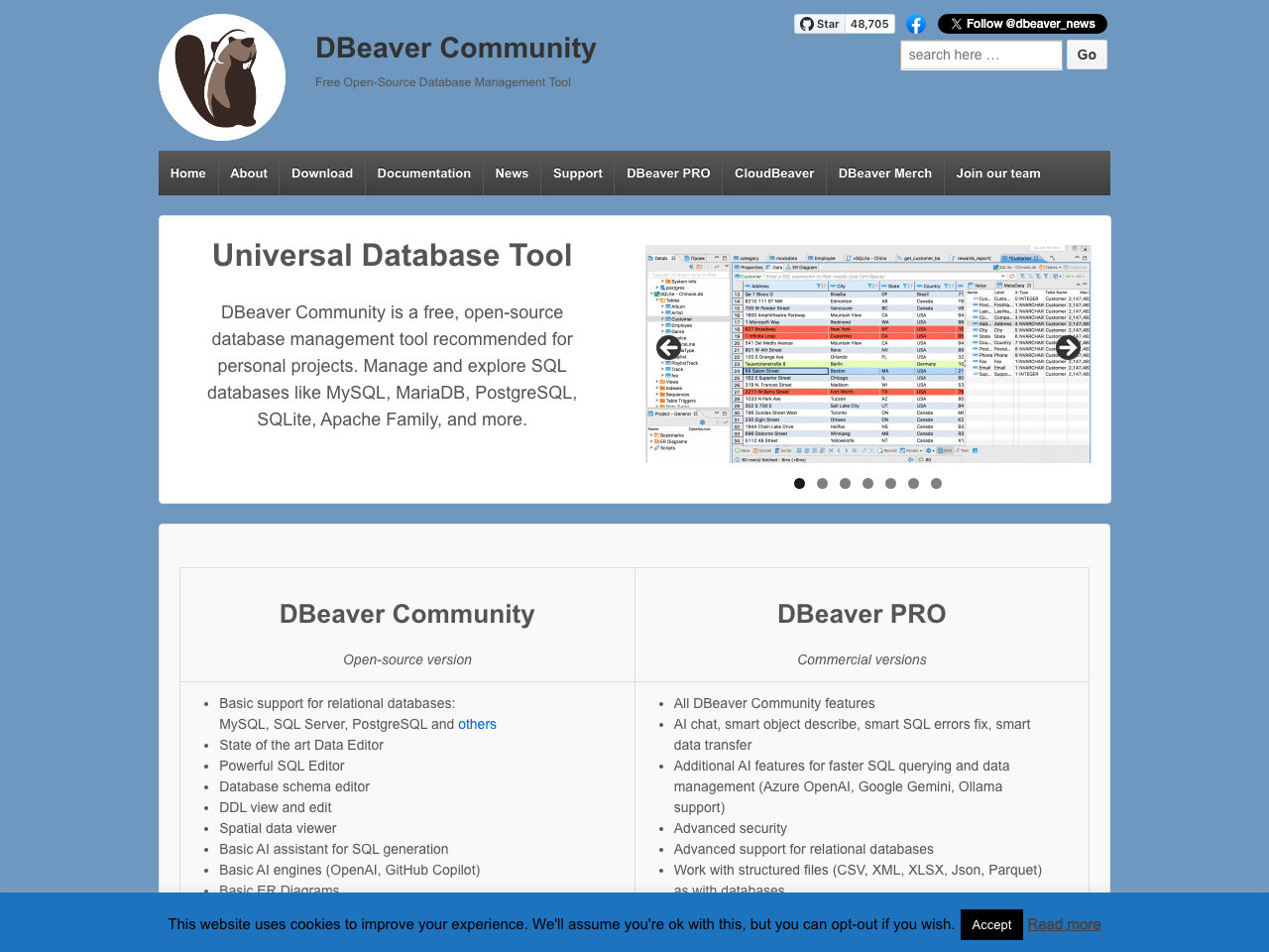 DBeaver screenshot